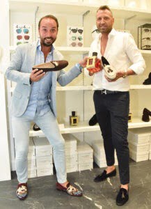 Simone Molinari a Forte dei Marmi con Michael Rothling