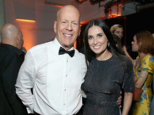Bruce Willis con l'ex moglie Demi Moore