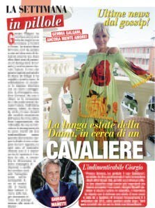 Le pagine dedicate a Gemma Galgani su Eva 3000 in edicola