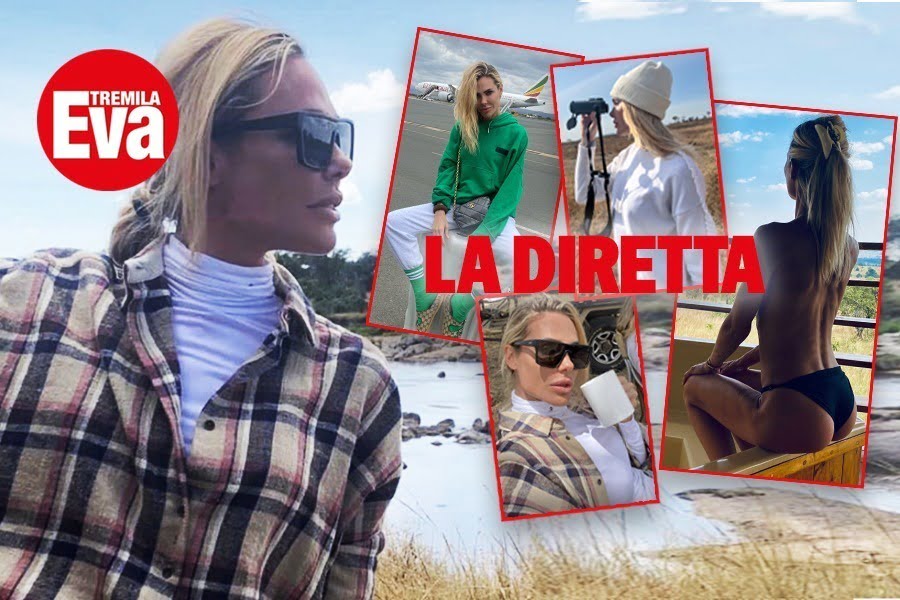 La vacanza-fuga di Ilary Blasi con i tre figli in Africa: ecco la diretta del loro foto-safari!