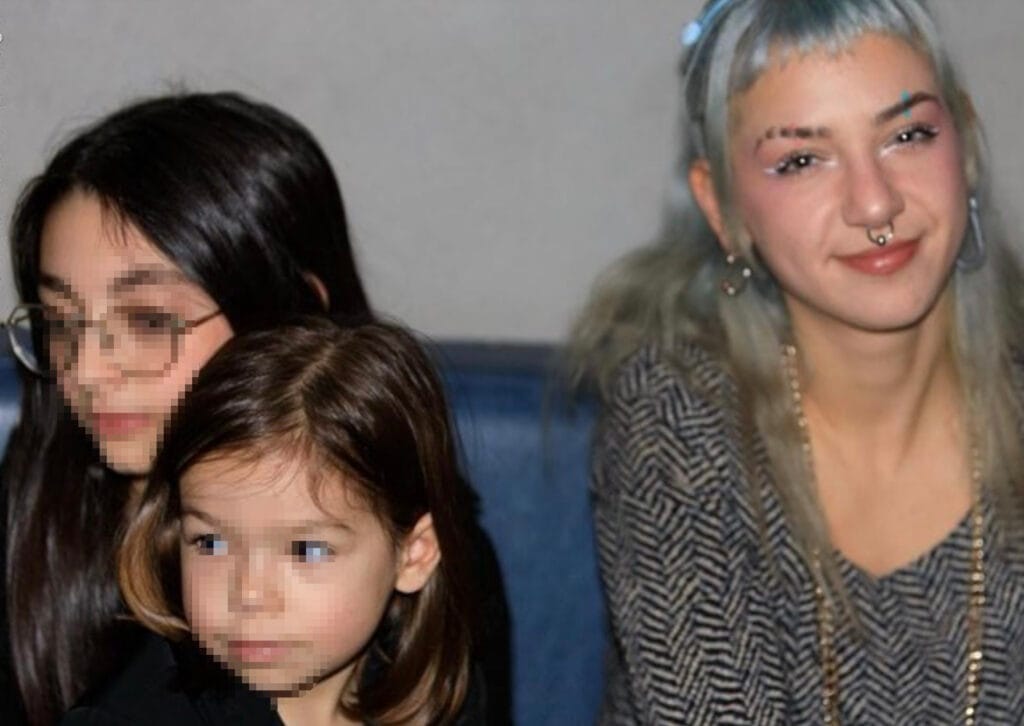 le tre figlie di morgan lara, maria eco e anna lou