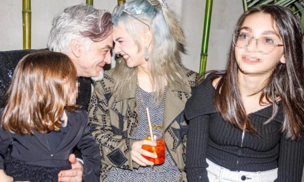 morgan felice il giorno di natale con le sue tre figlie