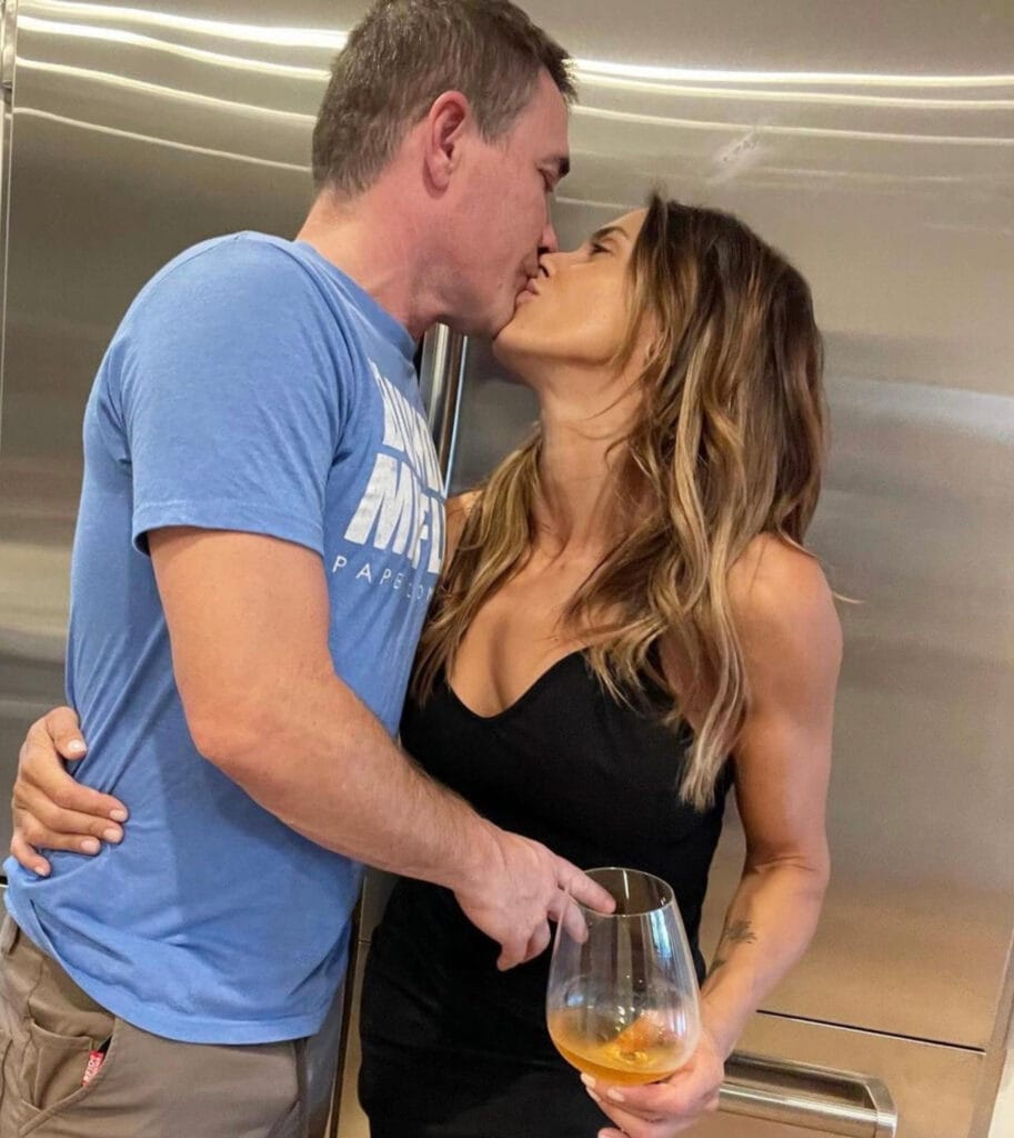 elisabetta canalis con il marito brian perri