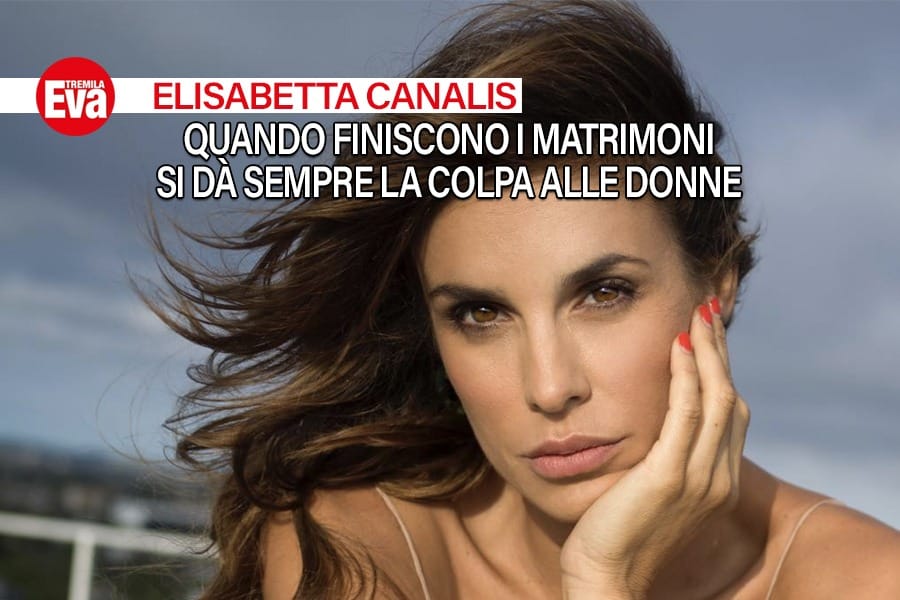 elisabetta canalis infiamma il web non e vero che quando finisce un matrimonio la colpa e solo delle donne