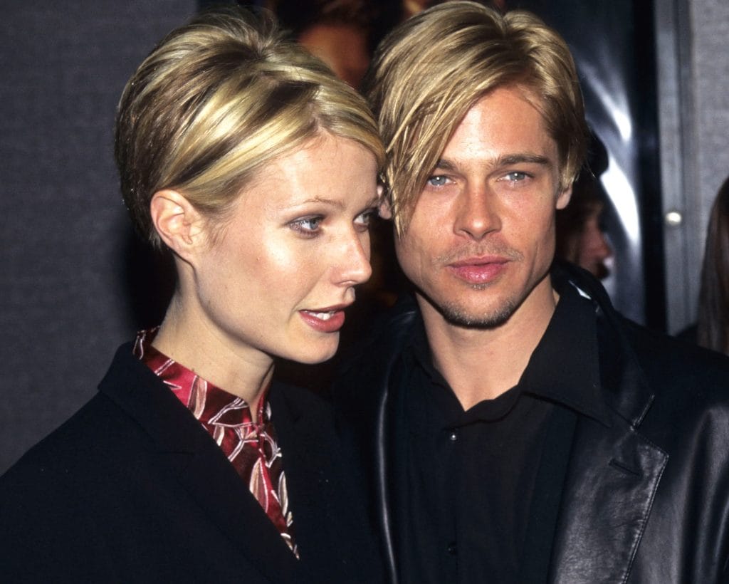 colpo di fulmine con gwyneth paltrow sul set di 'seven' era il 1994 e la storia durò tre anni. oggi sono rimasti ottimi amici