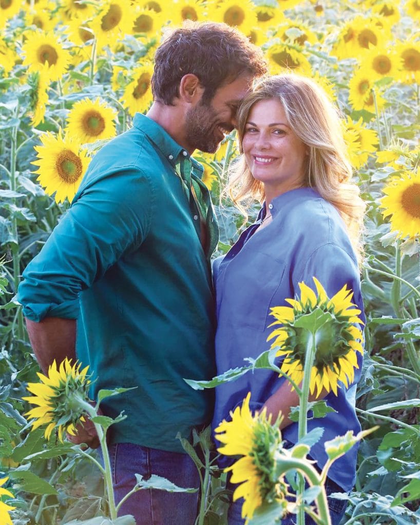 francesco arca insieme a vanessa incontrata nella fiction 'fosca innocenti'