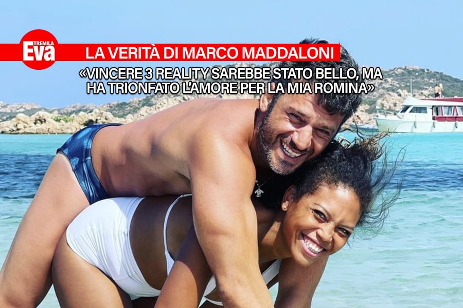 marco maddaloni vero re del grande fratello e felice in amore nella casa ho conosciuto tanti amici veri ma basta reality da oggi ci sono solo romina e i miei figli