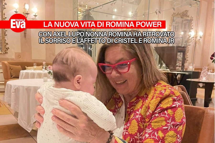 nonna romina power accanto al nipotino axel lupo ha ritrovato il sorriso e lamore delle sue figlie romina junior e cristel la scomparsa di ylenia e ancora un immenso dolore ma la vita in famiglia l