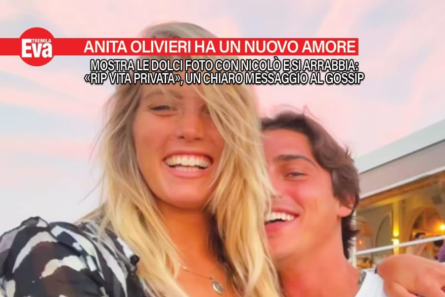 anita olivieri mostra i dolci scatti con nicolò conti