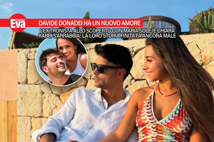 lex tronista di uomini e donne davide donadei presenta sui social maria sole caggiula ma chiara rabbi non ci sta il nuovo amore del suo antico fidanzato tv la fa ancora star male