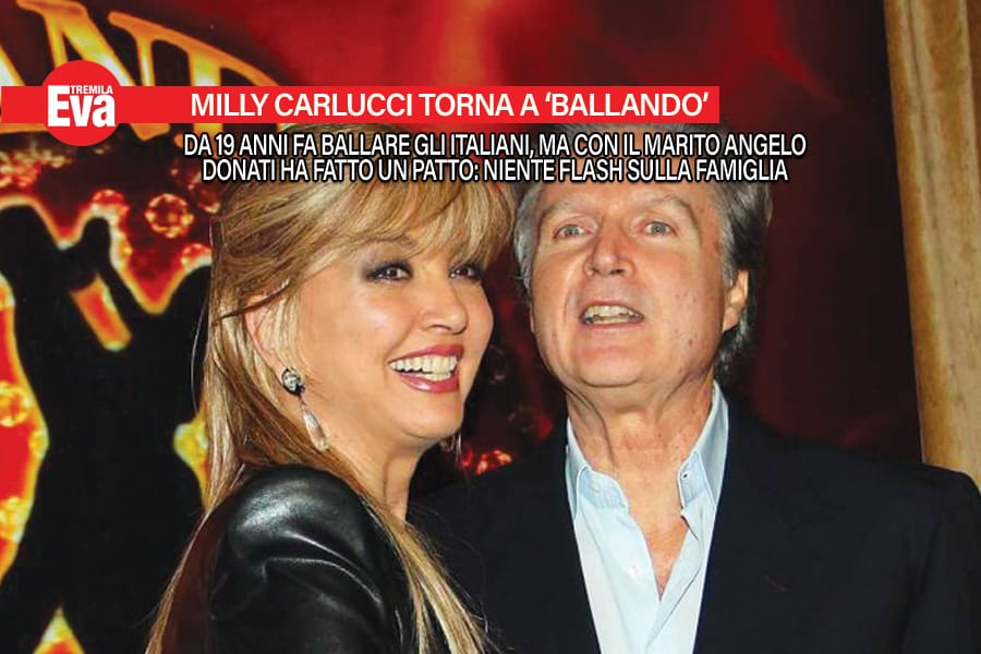Milly Carlucci conduce per la 19esima volta Ballando con le Stelle, con un posto speciale in platea per il marito Angelo Donati: «Mi sostiene dal primo giorno ma abbiamo fatto un patto: la nostra famiglia deve restare lontano dai flash» milly carlucci 19 anni a ballando con il marito in platea
