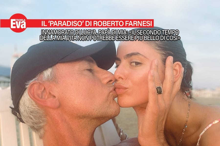 roberto farnesi 10 anni di vero amore con lucya belcastro
