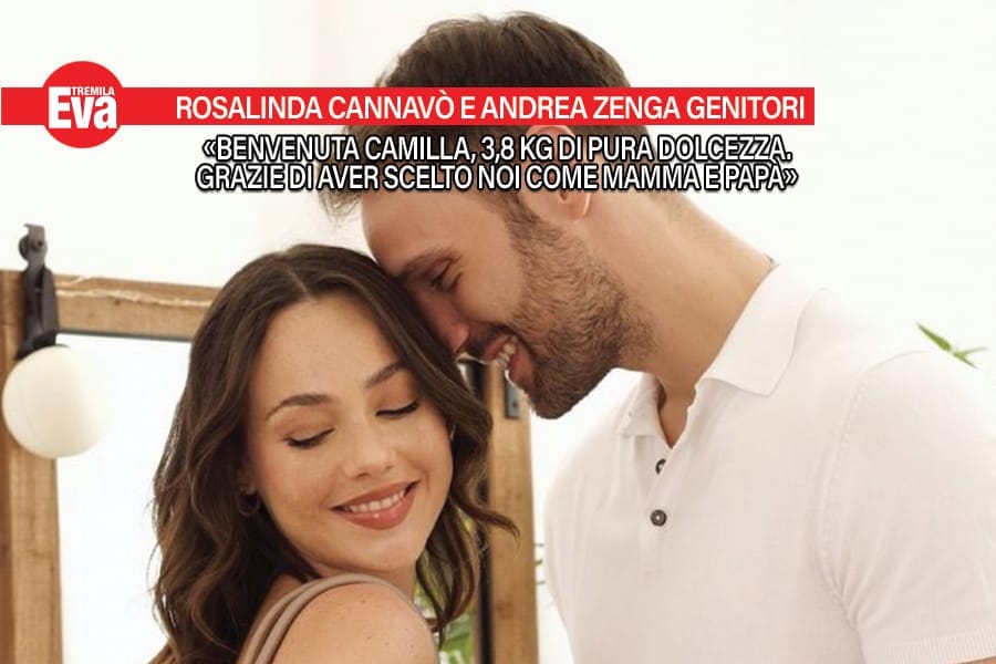 Rosalinda Cannavò e Andrea Zenga festeggiano la nascita di Camilla: «Benvenuta al mondo, 3,8 kg di pura dolcezza, grazie per aver scelto noi come tuoi genitori rosalinda cannavo e andrea zenga e nata la piccola camilla