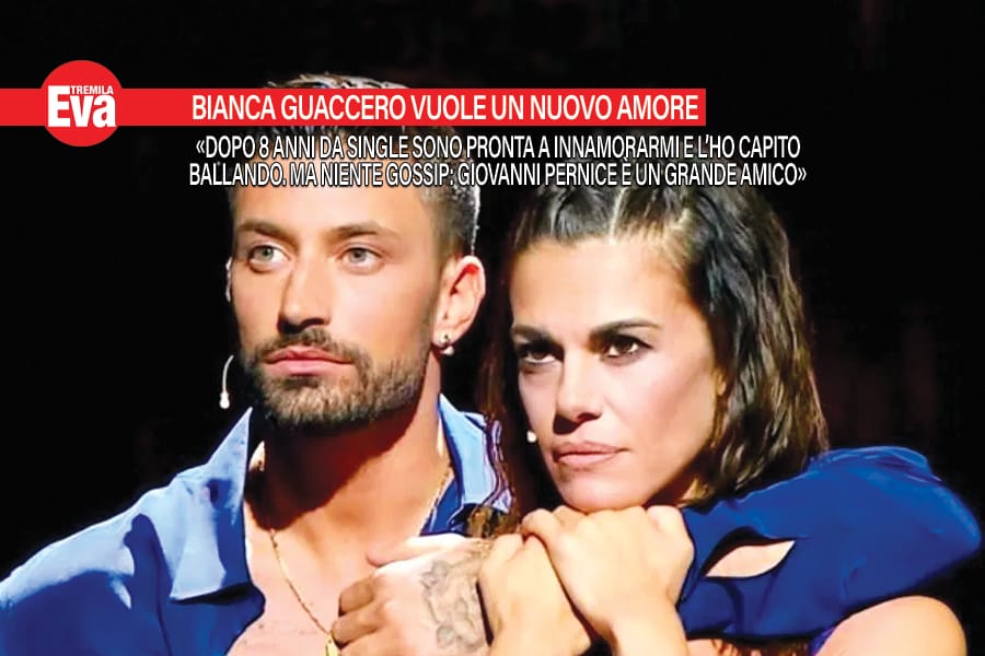 Bianca Guaccero spazza via il gossip sul maestro di ‘Ballando con le stelle’: «Io e Giovanni Pernice siamo grandi amici». Ma dopo 8 anni da single rivela: «Ora sono pronta a ricominciare, spero di innamorarmi di nuovo» bianca guaccero sogna un amore ma con pernice sono amici