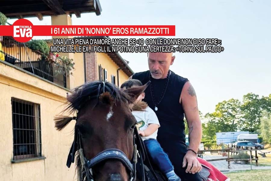 Eros Ramazzotti, a 61 anni riparte dalle sue radici. Un amore smodato per i figli e il nipotino Cesare, la certezza di avere a fianco Michelle Hunziker. E l’atteso ritorno alla musica eros ramazzotti 61 anni di amori figli nipoti e musica