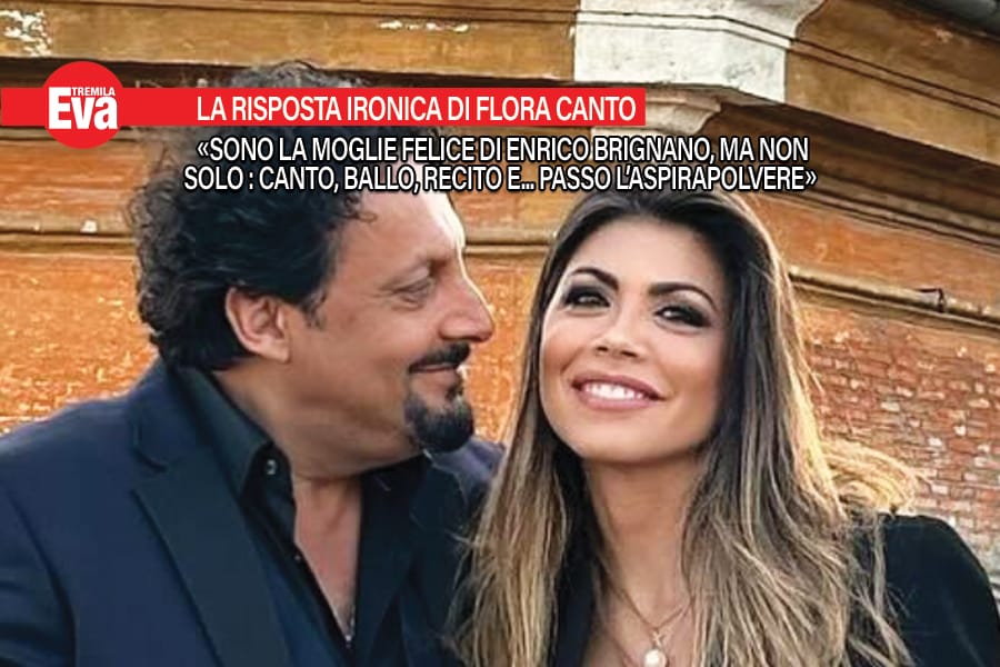 Flora Canto risponde con ironia a chi le dà della raccomandata: «So ballare, cantare, recitare, condurre, passare il Folletto, portare il caffè, dare una botta ai vetri. E sono anche la moglie di Enrico Brignano» flora canto non sono solo la moglie di enrico brignano