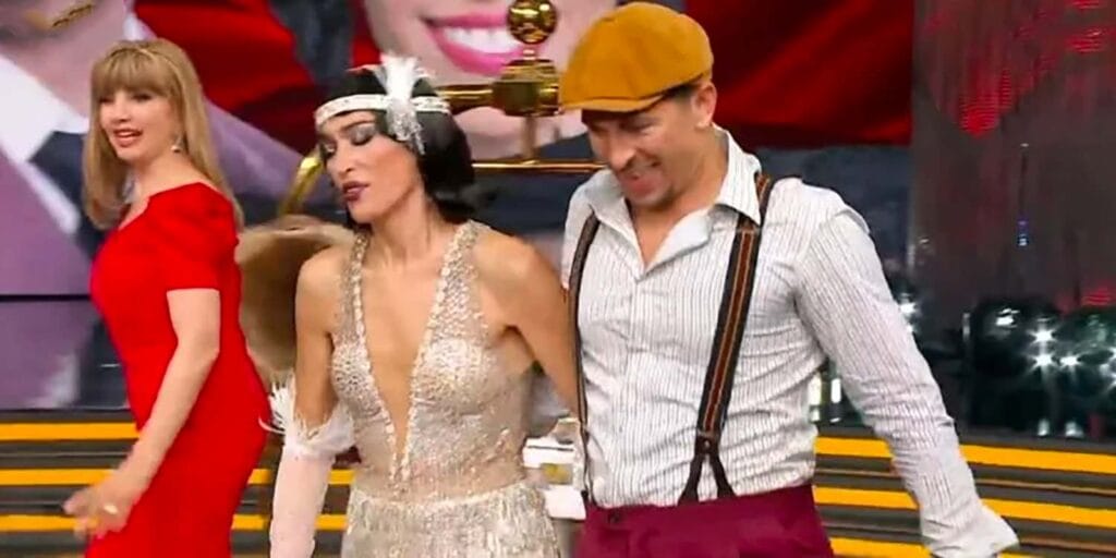 il momento del malore di nina zilli durante la trasmissione. anche milly carlucci è sembrata preoccupata