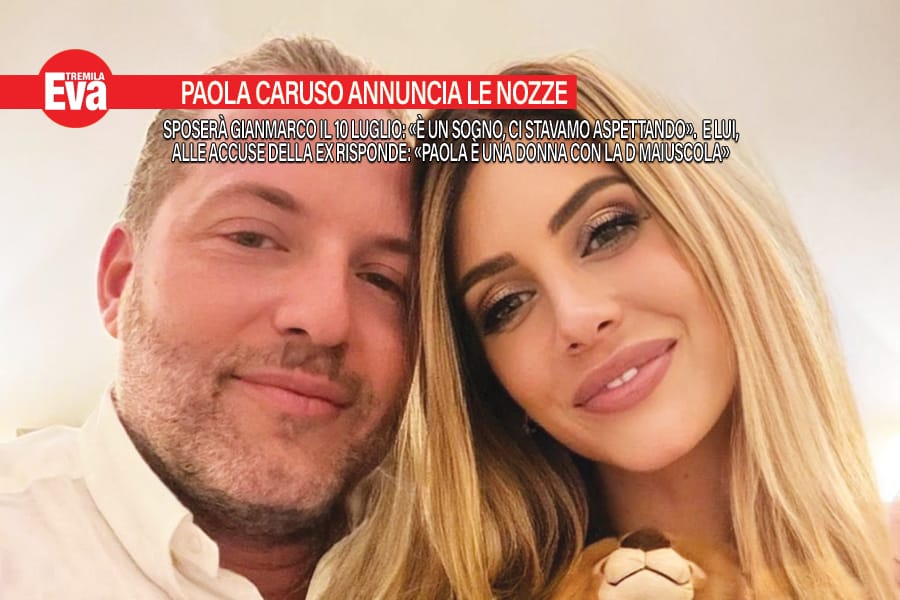 Paola Caruso A Nozze Con Gianmarco Ma L ex Di Lui Lo Accusa