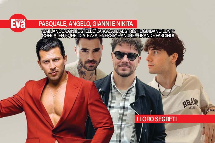 pasquale la rocca angelo madonia gianni scandiffio e nikita perotti i segreti dei maestri di ballando con le stelle tra amori famosi premi e balli sexy con le star