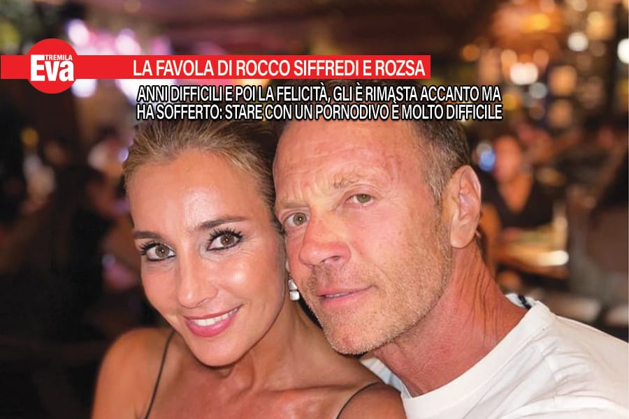 rocco siffredi e rozsa tassi 30 anni damore mai facili