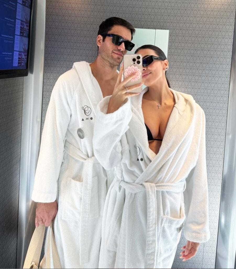 il sereno ottavo mese di pierpaolo e giulia, tra relax, sogni e progetti