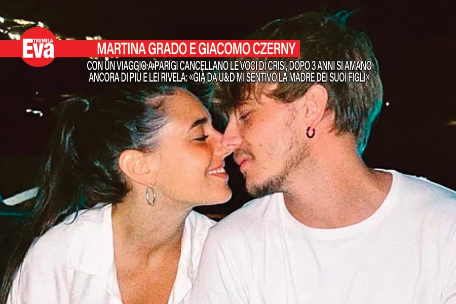martina grado e giacomo czerny di u&d a parigi niente crisi