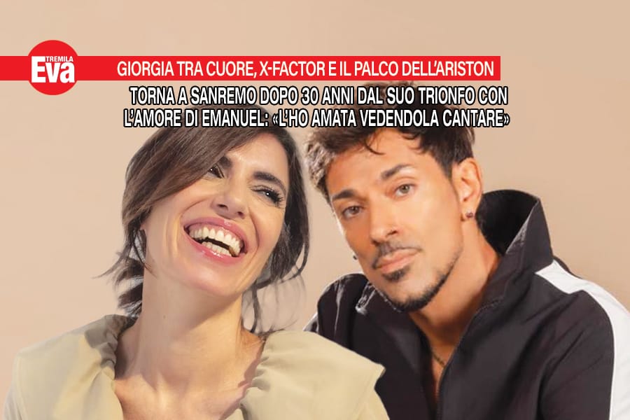 giorgia sanremo 30 anni dopo il brano che conquisto emanuel