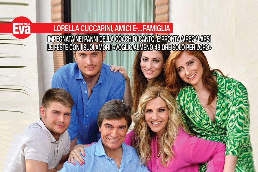 Lorella Cuccarini, tanti ‘Amici’ ma le feste per lei sono solo in famiglia, con Silvio Testi e i quattro figli Giovanni, Sara, Chiara e Giorgio: «stiamo tutti insieme, mi piace avere 48 ore solo per noi» Lorella Cuccarini