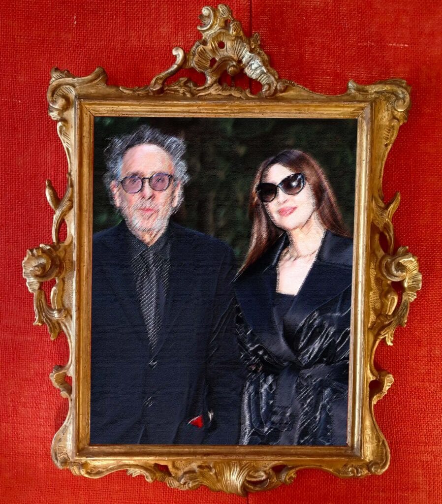 monica bellucci e tim burton