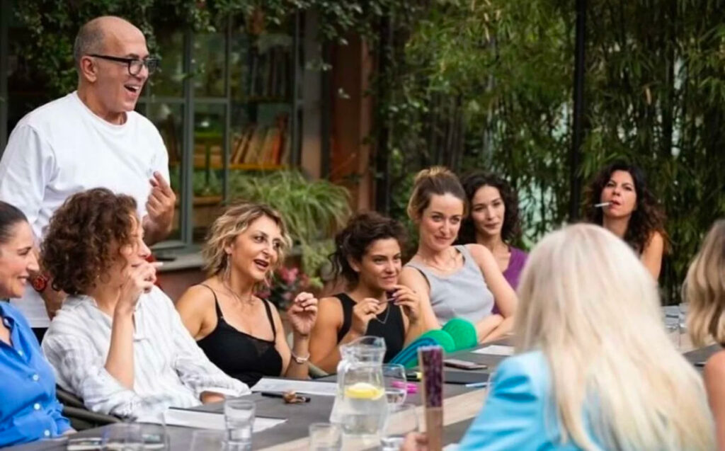 per la signora della domenica, tornare sul set è stata un'esperienza emozionante