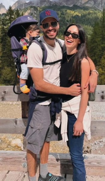 Auorara ramazzotti, Goffredo e Cesare in vacanza ai Trentino, dove vanno spesso con la famiglia