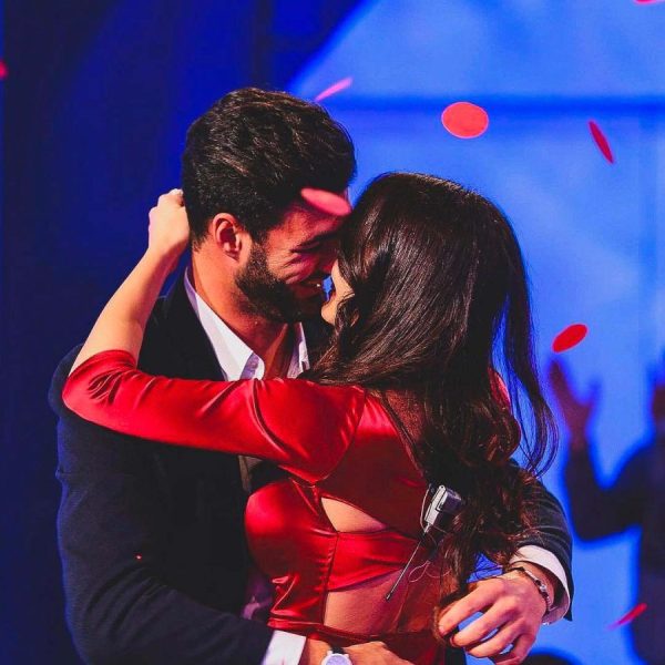 Clarissa Marchese e Federico Gregucci al momento della scelta