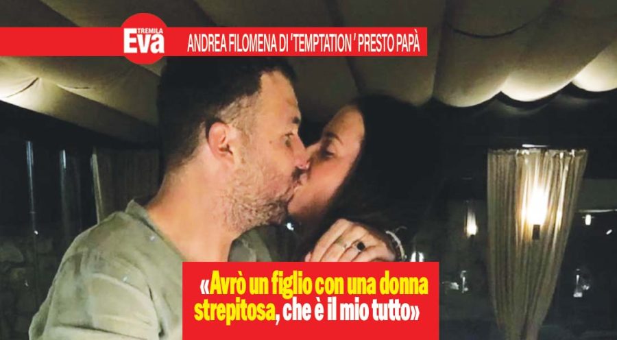 Andrea filomena diventa papà