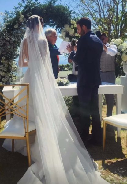 Il fatidico momento del sì tra Ginevra Pisani e Alessio Vassallo