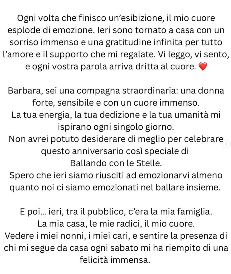 Il messaggio social di Pasquale La Rocca