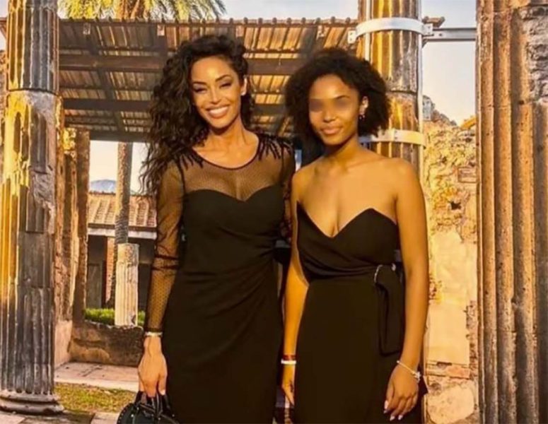 Raffaella Fico e la figlia Pia