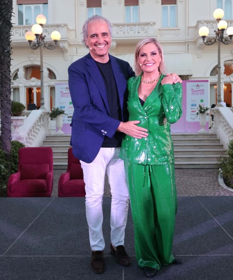 Simona Ventura e Giovanni Terzi