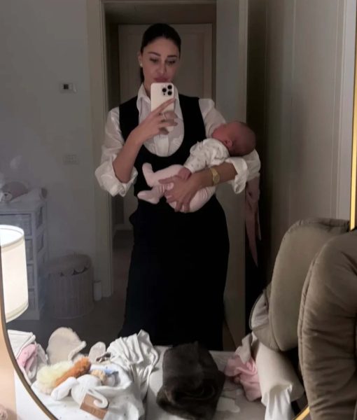 Belen Rodriguez tiene in braccio la nipotina Clara Isabel