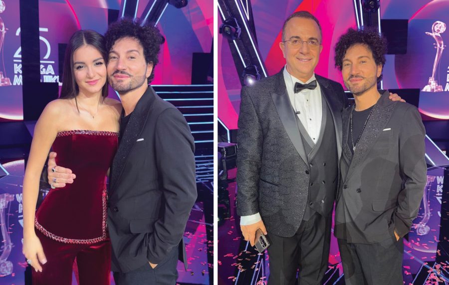 Gianni testa insieme a Anna e Ardit Gjebrea
