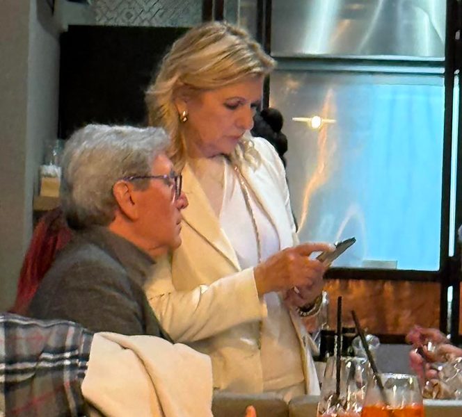 Mario Lenti e Magda cena