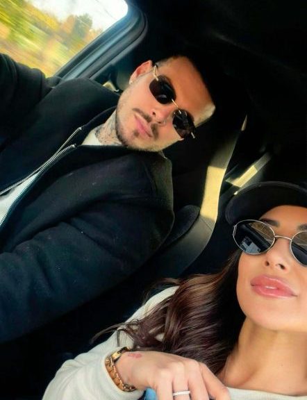 Denise Farina insieme al suo nuovo compagno Davide