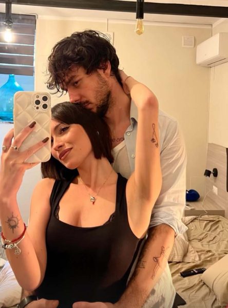 MIchele Longobardi con la ballerina Giorgia Capogna