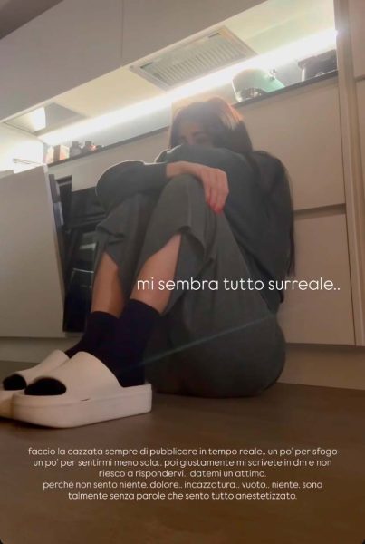 Sofia Costantini in crisi d'amore?