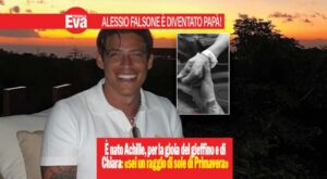 alessio falsone è il papà di Achille