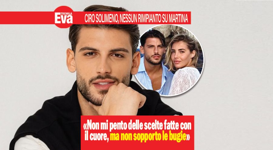 Ciro Solimeno, re del trono dopo Martina De Ioannon. Nessun rimpianto per le scelte fatte col cuore, anche se poi è finita male, ma resta un po’ di amarezza: «non sopporto le menzogne, meglio una brutta verità che una bella bugia» ciro solimeno martina