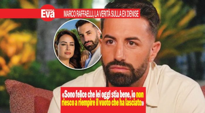 Marco Raffaelli: «Felice per Denise ma io non cerco l'amore»