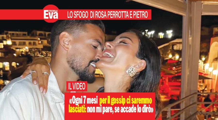 Rosa Perrotta sbotta contro il gossip: «Ogni 7 mesi qualcuno fa scoppiare sul web una crisi con Pietro Tartaglione, anche se stiamo insieme da 8 anni e mezzo. Non siamo il Mulino Bianco, ma se finisce davvero ve lo dirò io» IL VIDEO rosa perrotta e pietro tartaglione