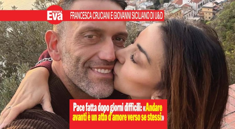 Francesca Cruciani e Giovanni Siciliano di U&D, la crisi è già alle spalle: «Superare insieme i periodi bui rafforza il legame, perché insegna a sostenersi, a capirsi davvero e a proteggere l’amore anche quando tutto sembra più complicato» francesca cruciani e giovanni siciliano di Uomini e donne