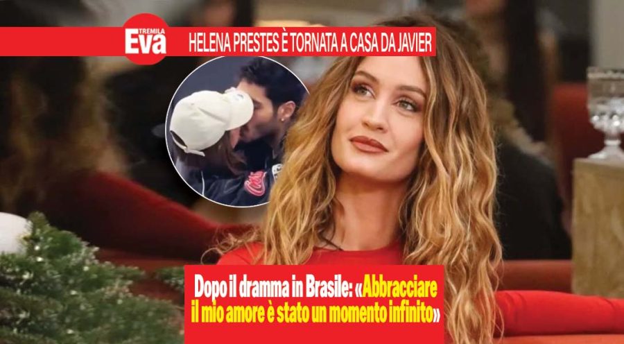 Helena Prestes, il commovente ritorno a casa dopo il viaggio in Brasile per accudire il papà: «È stato bellissimo quando io e Javier ci siamo riabbracciati, un attimo infinito. È bello tornare da lui, la distanza ci ha messo alla prova e non fa per noi» helena prestes e javier martinez