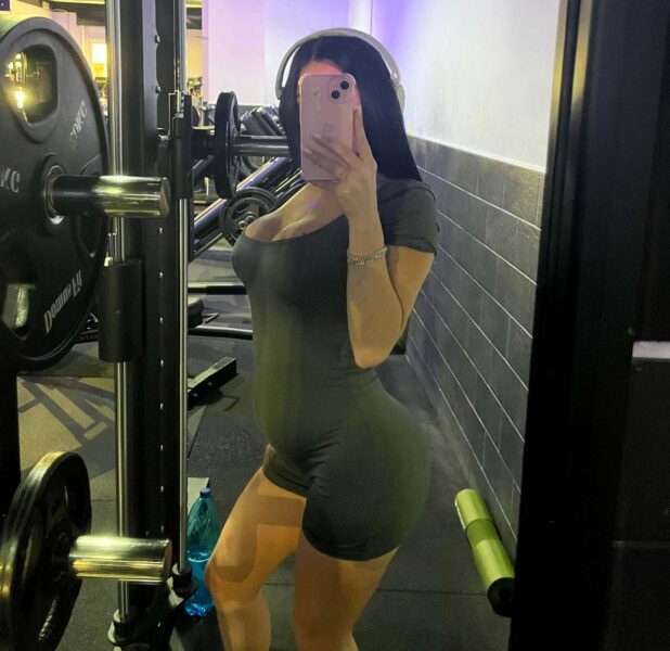 Lo scatto di Marta Capuozzo in palestra